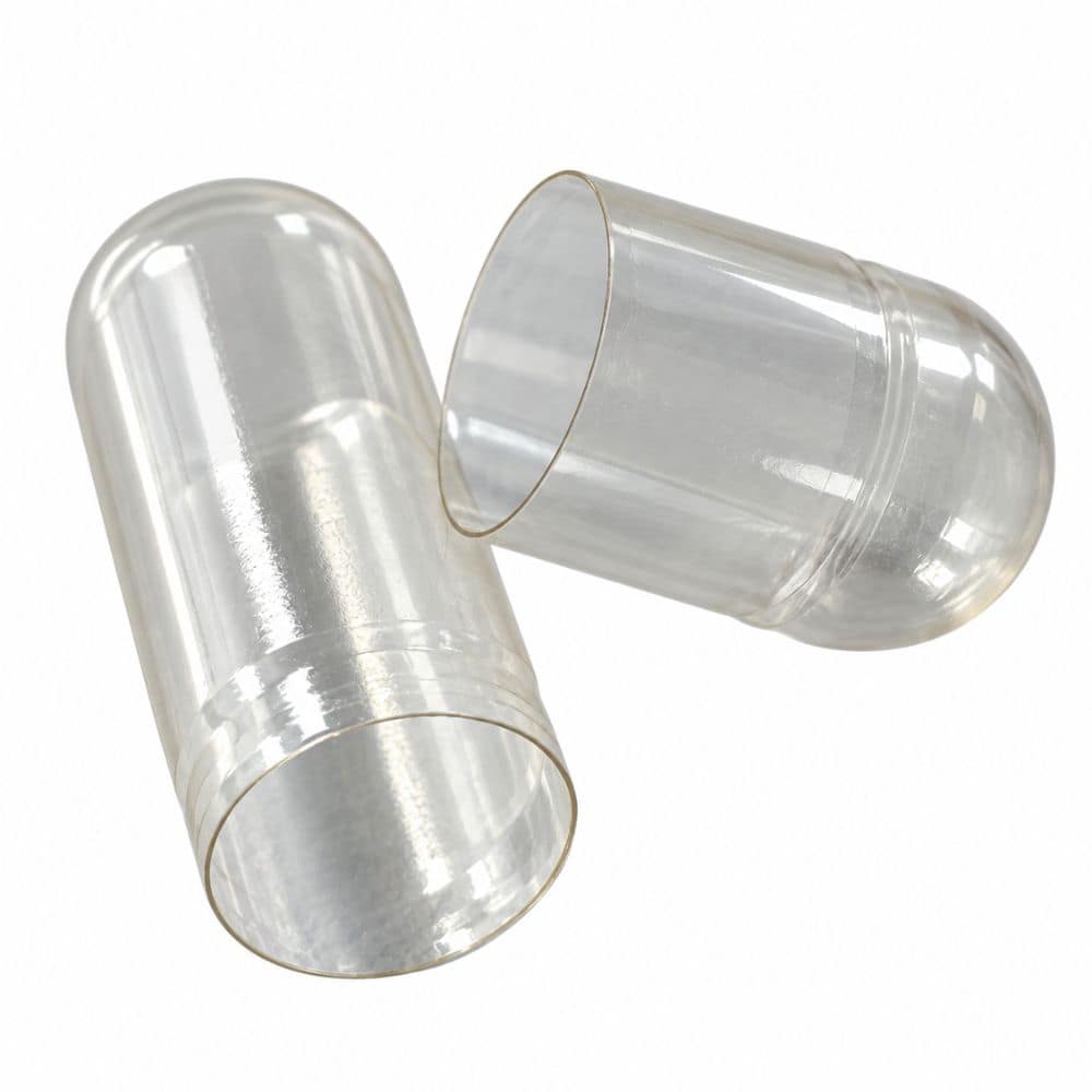 Healthy Life- Clear Empty Vegan Capsules HPMC/ Size 1- 2 Packs of 1000 - Image 3