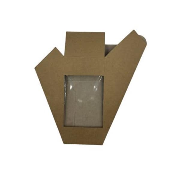 Kraft PLA Window Sandwich Wedges - 4 Slice, 12 x 7.5cm - 50 Pack - Image 5