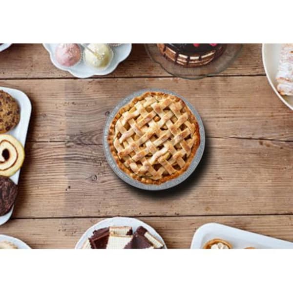 Foil Medium Pie and Tart Tray - 20.2cm Disposable Baking (50 Pack) - Image 4