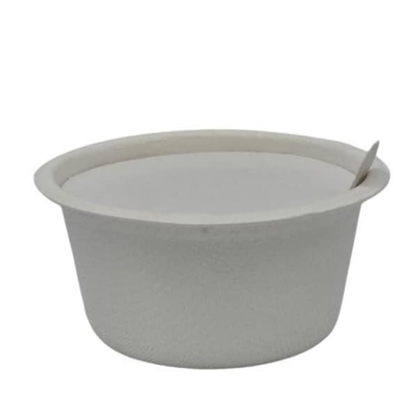 Sugarcane Taster Bowls with Lids 57ml - 50 Pack - Image 3