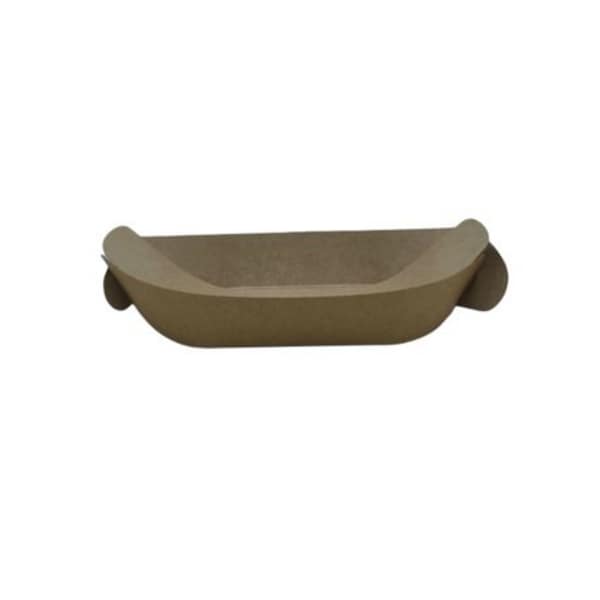 Kraft Small Boat 19cm - Food Trays for Street Food - 50 Pack - Image 3