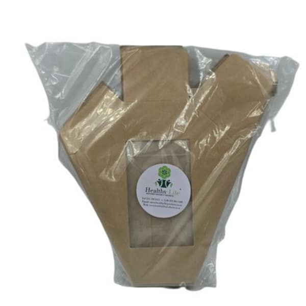 Kraft PLA Window Sandwich Wedges - 4 Slice, 12 x 7.5cm - 50 Pack - Image 3