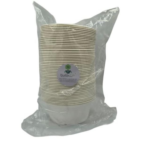 Sugarcane Disposable Bowls 500ml Eco-Friendly - 50 Pack - Image 4