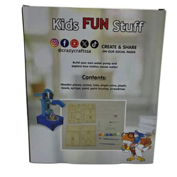 Build Your Own Water Pump -Educational DIY Science Kit - Image 2