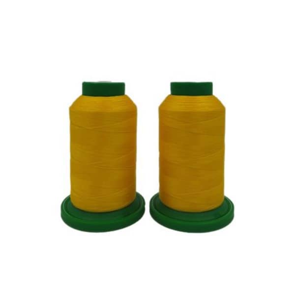 Yellow Embroidery Cotton- Isacord Code-0608( 2 Pack)