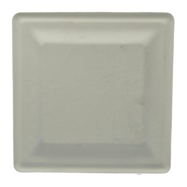 Sugarcane Square Plate Eco-Friendly 16cm - 50 Pack - Image 2
