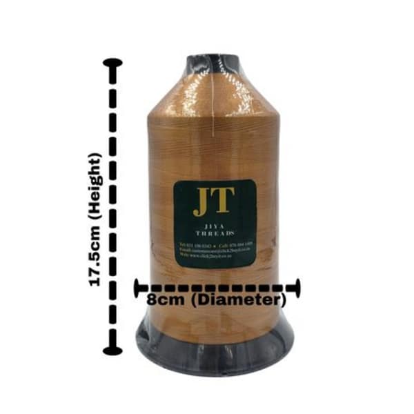 Filament Sewing Thread-500g Spool, 8300M-Shade 421 Military Gold TJ Threads - Image 2