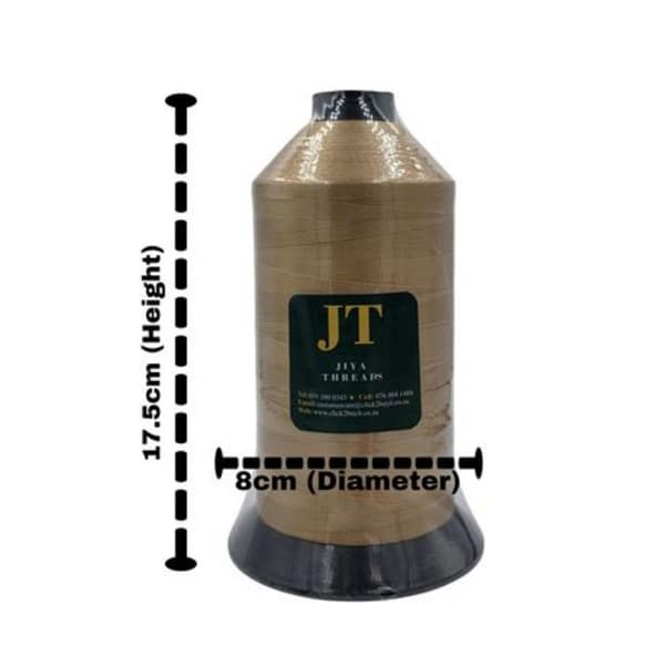 Filament Sewing Thread - 500g Spool, 8300m-Shade 500 Beige JT Threads - Image 3