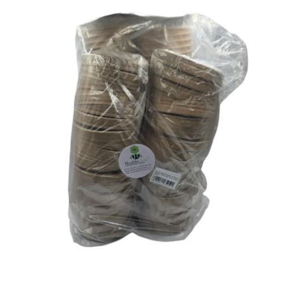 Kraft 1000ml Ice Cream Tubs with Lids - Compostable Food Packaging - 50 Pack - Image 2