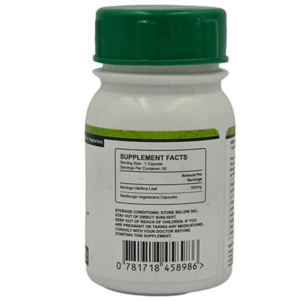 Healthy Life Moringa Oleifera Leaf Extract - 500mg 60 Caps Energy & Immune - Image 13