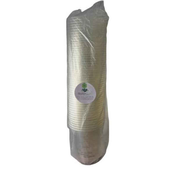 Healthy Life Clear Compostable Cup - 350ml - Pack of 50 - Image 2