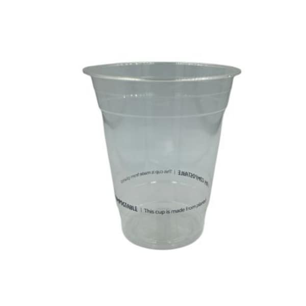 Healthy Life Clear Compostable Cup - 350ml - Pack of 50 - Image 7